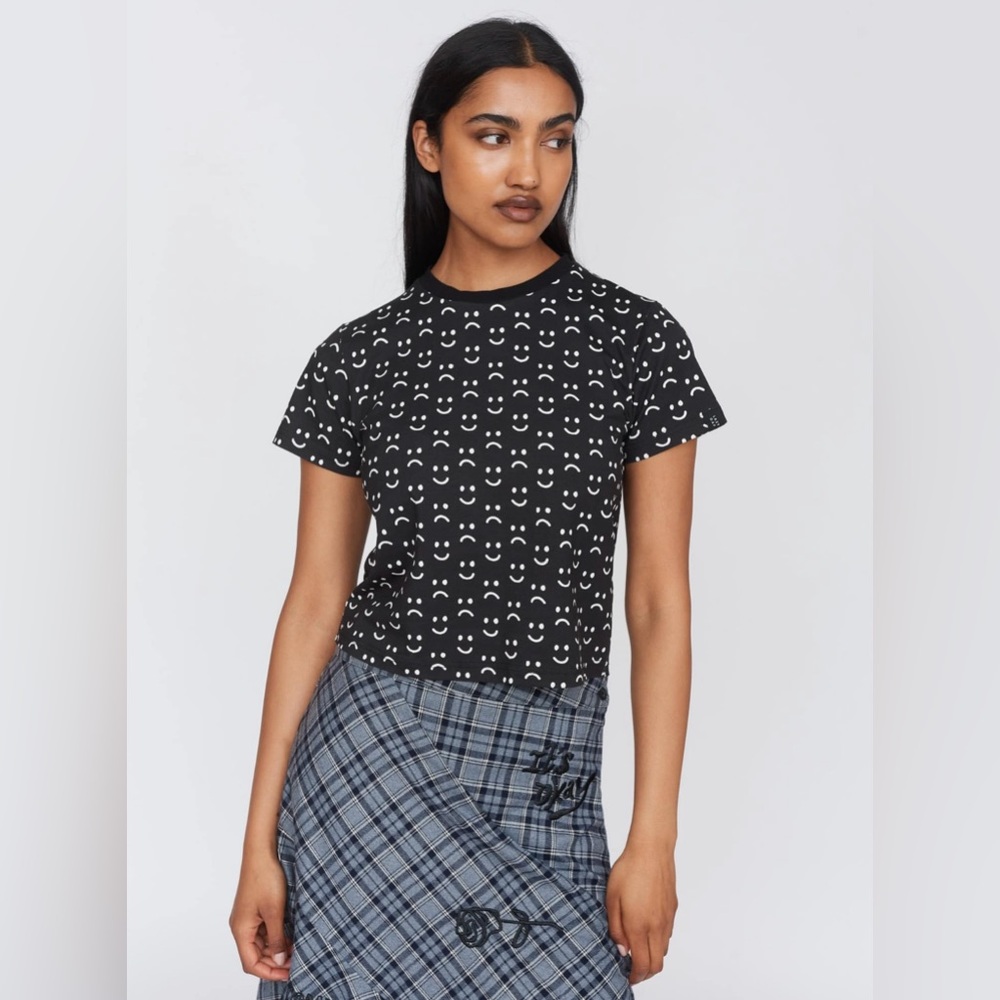 Lazy Oaf Happy/Sad Fitted Tee